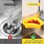 (Pack of 2) Multipurpose Plastic Kitchen Sink Organizer Corner Dish Drying Rack Sink Basket for Washing Vegetables Fruits Sink Dustbin, Swan Shape