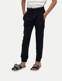 Boys Streak Navy Solid Jogger
