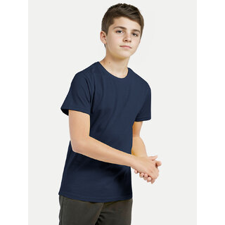                       Boys Navy Crew neck T-shirt                                              