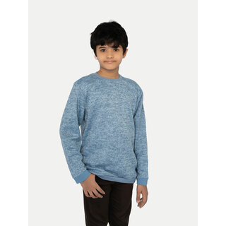                       Boys Light Blue  Full Sleeve T-Shirt                                              