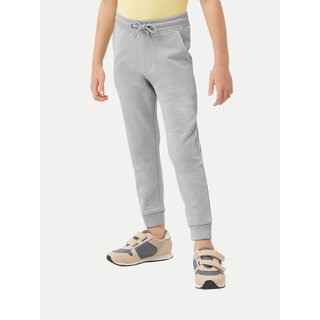                       Boys Dark Grey Solid Jogger                                              