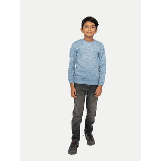                       Boys Light Blue  Full Sleeve T-Shirt                                              