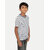 Boys Off white  Crew neck Striped T-shirt