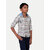 Boys Multicolor Check Hooded Yarndye shirt