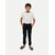 Boys Streak Navy Solid Jogger
