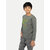 Boys Light Olive Printed Sweat Shirt