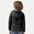 Boys Solid Dark Blue Hooded Sweatshirt