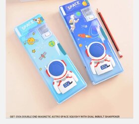 Multifunctional Pencil Box for Kids, Dinosaur Pencil Box, Kids Pencil Box for Boys  Girls, Magnetic Pencil Box for Boy