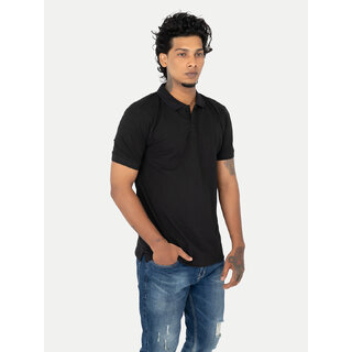 Mens Black Polo T-shirt Mens Black Polo T-shirt