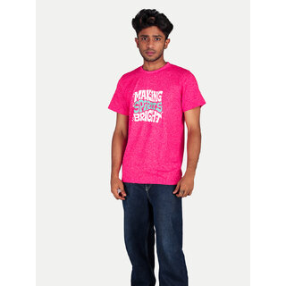 Mens Red Crew neck Printed T-shirts Mens Red Crew neck Printed T-shirts