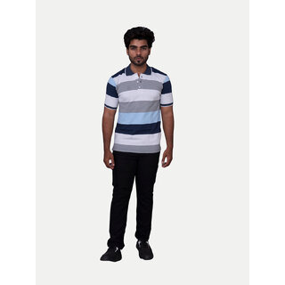 Mens Multicolor polo Stripe T-shirt Mens Multicolor polo Stripe T-shirt