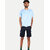 Mens Dark Grey Solid Stylish Cargo Shorts