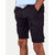 Mens Grey Solid Stylish Cargo Shorts
