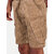 Men Beige Carduroy Cargo Cargo Shorts