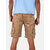 Men Beige Carduroy Cargo Cargo Shorts