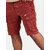 Men Brown Carduroy Cargo Cargo Shorts