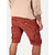 Men Brown Carduroy Cargo Cargo Shorts