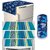 REVEXO Polyester Floral Pattern Fridge Covers