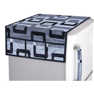 REVEXO Plastic Floral Pattern Fridge Covers REVEXO Plastic Floral Pattern Fridge Covers