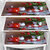 REVEXO Polyester Floral Pattern Fridge Covers