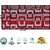 REVEXO Polyester Floral Pattern Fridge Covers
