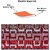 REVEXO Polyester Floral Pattern Fridge Covers