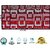 REVEXO Polyester Floral Pattern Fridge Covers