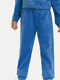 Girls Light Blue Solid Jogger