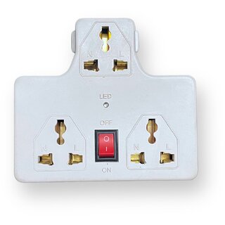                       5 Universal Socket 1 Switch Multiplug Sockets Extension Board/Extension Cord                                              
