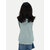Girls Light Blue Printed Sweat Hoodie