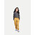 Girls Mustard Solid Jogger