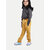 Girls Mustard Solid Jogger
