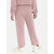 Girls Baby Pink Solid Jogger