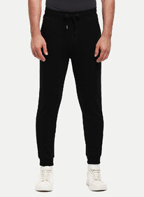 Mens Black Solid Jogger