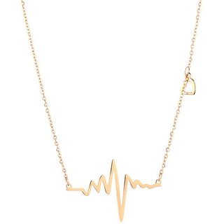                       Heartbeat Style Design Pendant                                              