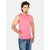 Mens Solid Onion Red Sleeveless Hoodies