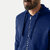 Mens Solid Royal Blue Zipper Hoodies