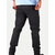 Men Chino Washed Black Pants