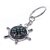 Kd Collections Dancing Wired Couple Keychain And Compass Keychain Combo (Silver)