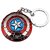 Metal Superhero Captain America Sheild Keychain And Doctor Strange Rotating Eye Of Agamotto Marvel Keychains ( Pack Of 1 )