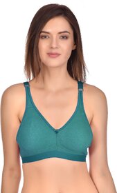 Lambency Green Front Closure Bra