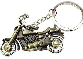 Tera13 Golden Bike Keychain For Car Bike Home Keys For Men And Women Stylish Keychain Latest For Boys