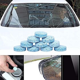 (Pack of 10) Automotive Enhancement Kit: 10 High-Performance Windshield Cleaner Effervescent Tablets for Car Wiper Detergent Washer System