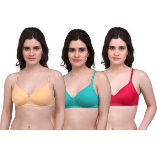                       Lambency Multicolor T-Shirt Bra                                              