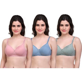                       Lambency Multicolor T-Shirt Bra                                              