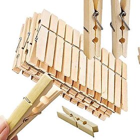 Multipurpose Wooden Heavy Clip (20 Pieces) for Clothespin, Dryer, Hanger, Photo Paper PEG PIN, Craft Clips