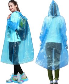 Disposable Rain Coat For Having Prevention From Rain And Storms To Keep Yourself Clean And Dry Pack of 3