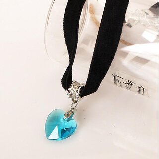 Heart Shaped Pendant with Black Belt Heart Shaped Pendant with Black Belt
