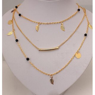 3 layered Chain with Charms Hanging 3 layered Chain with Charms Hanging