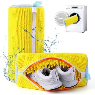Shoes Washing Machine Bag for Washer and Dryer Reusable Shoe Cleaning Bag for Sneaker Tennis Unstain Cleaner Shoes Washing Machine Bag for Washer and Dryer Reusable Shoe Cleaning Bag for Sneaker Tennis Unstain Cleaner
